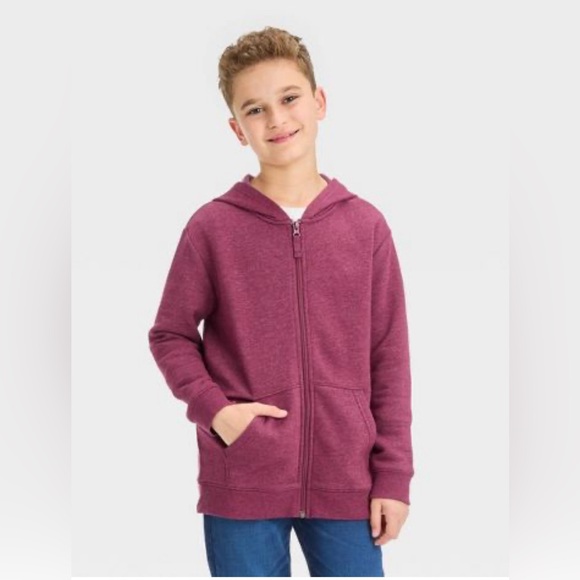 Cat & Jack Other - Boys' Fleece Zip-Up Sweatshirt - Cat & Jack